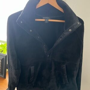 Athleta Women's Black Teddy Jacket